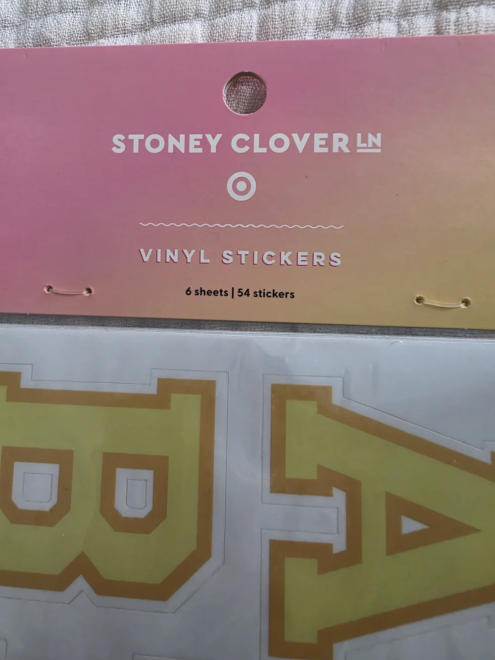 Stoney Clover X Target Vinyl Sticker Sheets